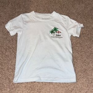 Abercrombie Kids White Tee with Palm Graphic